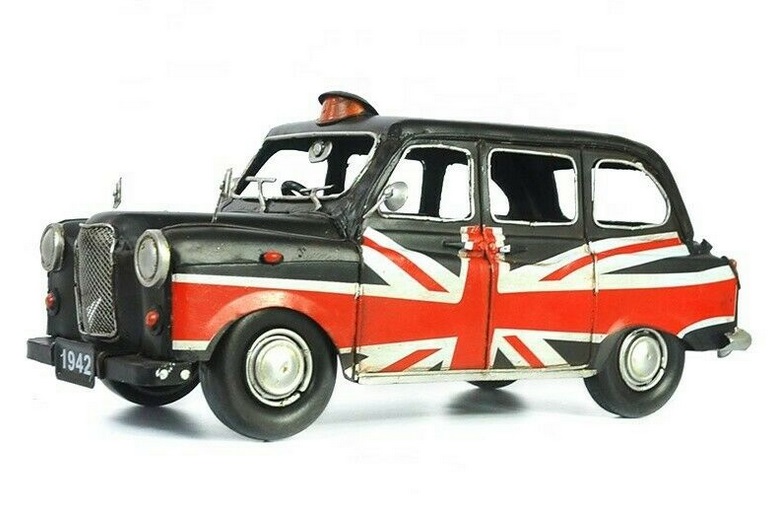 Model: Londýn taxi Austin FX4 rok 1958